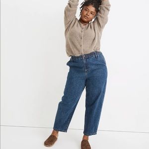 Madewell pull-on mom jeans